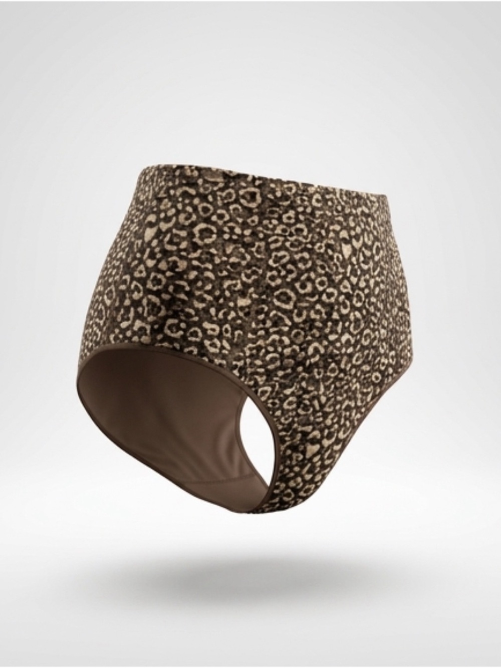 NWOT Chantelle High‎ Waist Panty Every
Curve Brief Cheetah Print  L